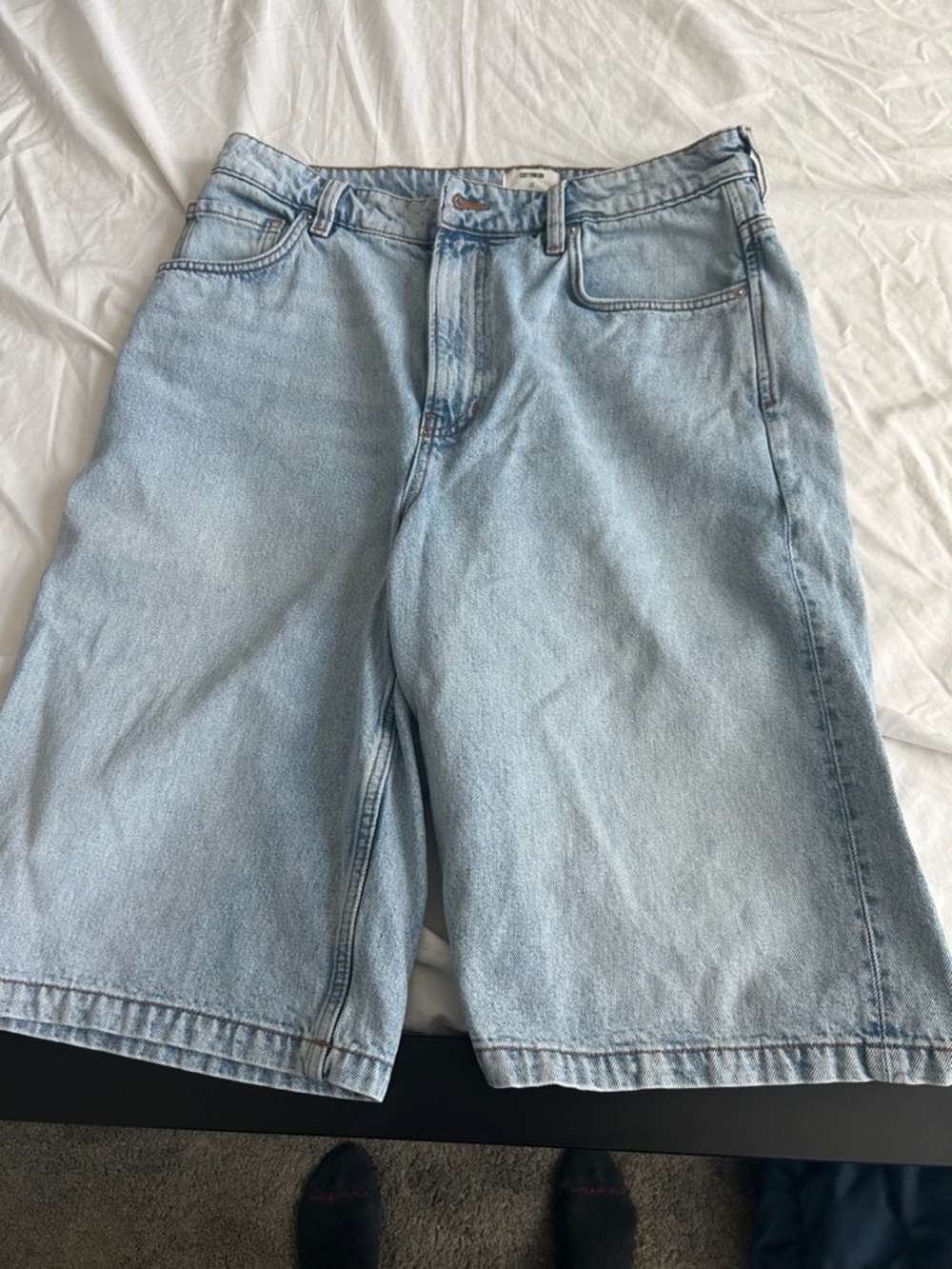 Cotton On Light Wash Denim Jean Shorts